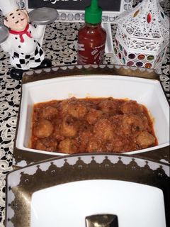 صورة لوصفة كفتة لحم بالصلصة الحمراء 🥘🥘