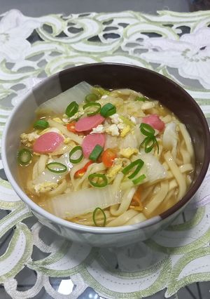 Foto resep Mie kuah pedas