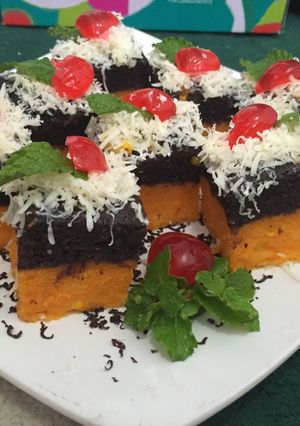 Foto resep Brownies Jagung Keju