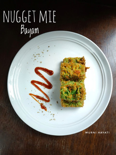 Foto resep Nugget Mie Bayam