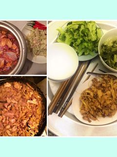 Hình của món Gà xào sả ớt.