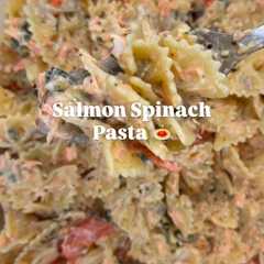 Foto di Pasta salmone e spinaci