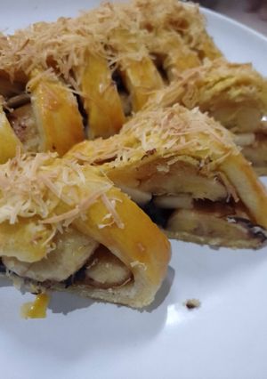 Foto resep STRUDEL pisang cokelat keju