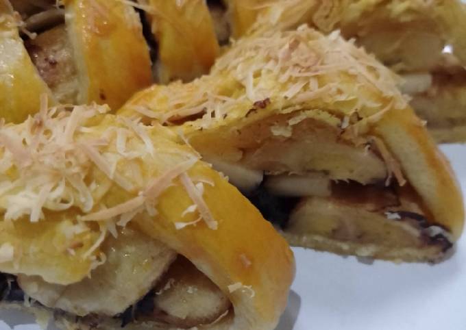 Bagaimana Membuat STRUDEL pisang cokelat keju Anti Gagal