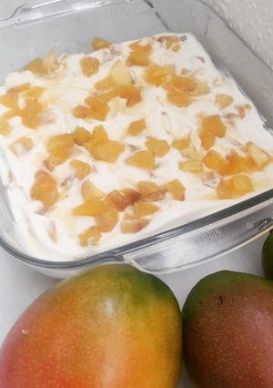 Une photo de Tiramisu à la mangue
