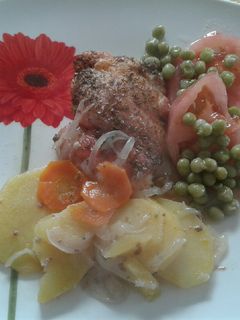 Una foto de Pollo a la cerveza
