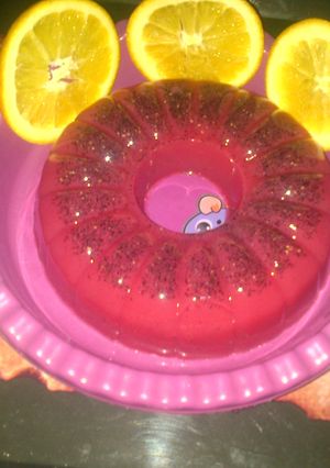 Foto resep Puding buah Naga segeerrr 