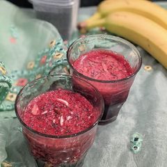 Beetroot Banana smoothie A picture of Beetroot Banana smoothie.