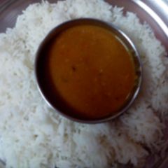 A picture of Rajma chawal.