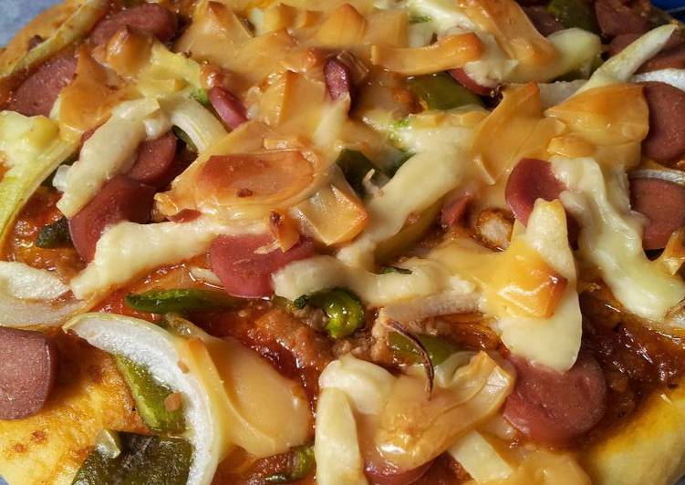 Resep Pizza simpel dgn mozarella homemade yang Bikin Ngiler