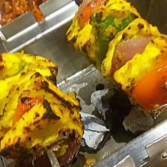 Paneer tikka A picture of Paneer tikka.