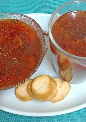 A picture of Borscht (Russian Winter's Restorative Soup).