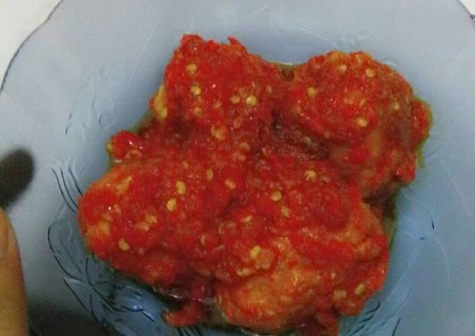 Resep Sambalado telur simple ala adelliena Anti Gagal