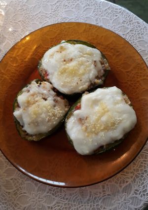 Una foto de Zapallitos rellenos de carne