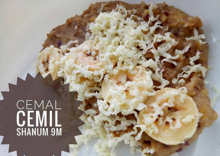 Resep Cemilan MPASI 9m (apel pisang arik) oleh Silvi Ofera Cintiya