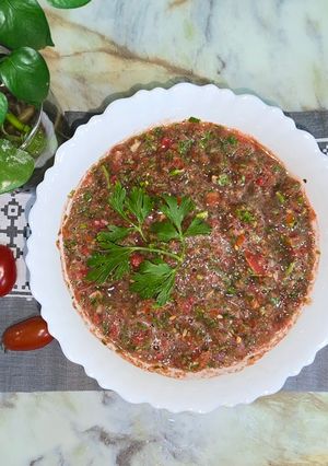 صورة لوصفة شطة بالطماطم
