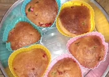 How to Recipe Tasty Vanilla tutti frutti muffin