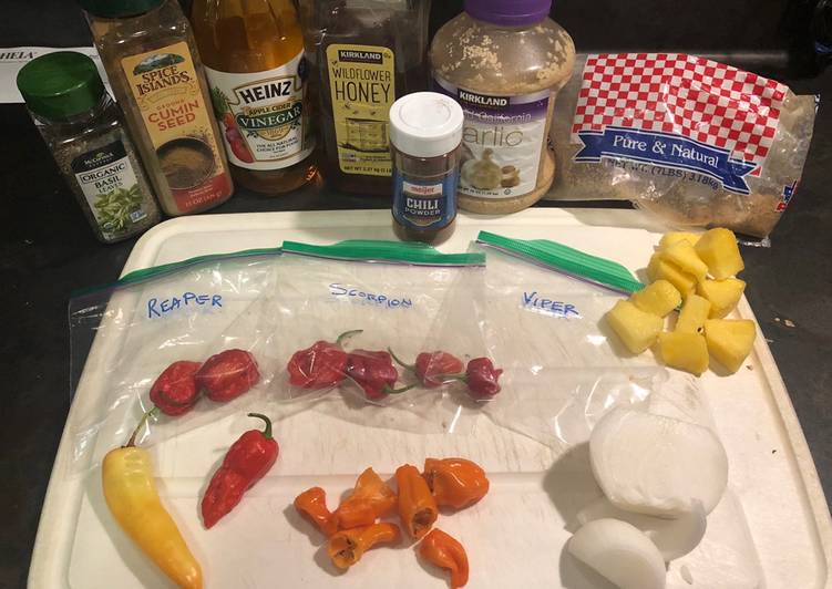 Recipe of Super Quick Homemade 10 minutes from Hell hot sauce