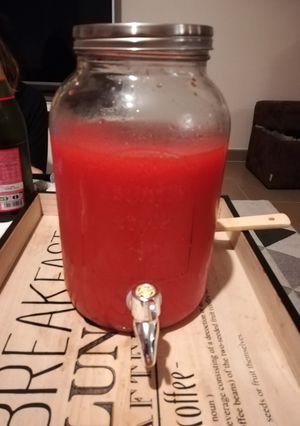 Une photo de Coktail fruité sans alcool