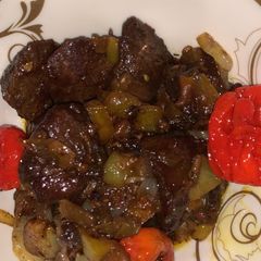 A picture of Fried/ grilled beef sauce.
