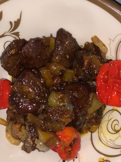 A picture of Fried/ grilled beef sauce.
