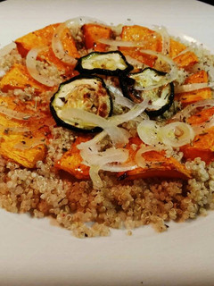 Una foto de Calabaza al horno con quinoa