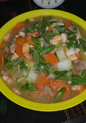 Foto resep Capcay kuah Udang & Daging