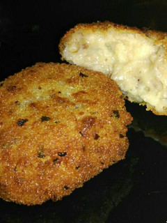 Una foto de Croquetas veganas de setas y calabacín