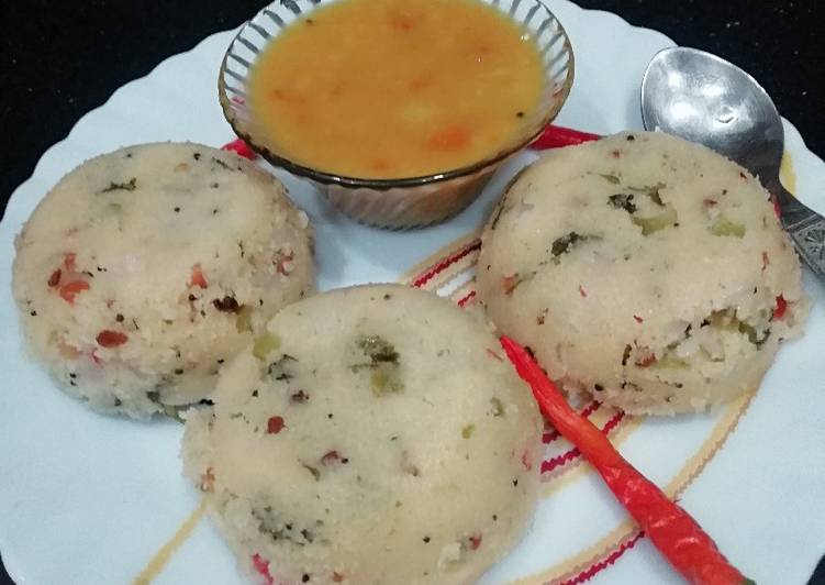 Simple Way to Make Perfect Masala Tadka Katori Idli