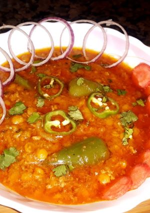 A picture of Chana daal keema.