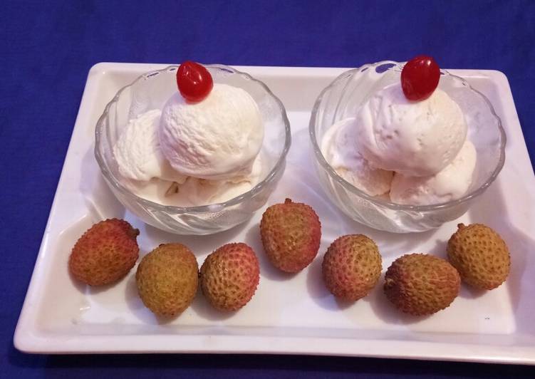 Easiest Way to Prepare Any-night-of-the-week Litchi ice cream