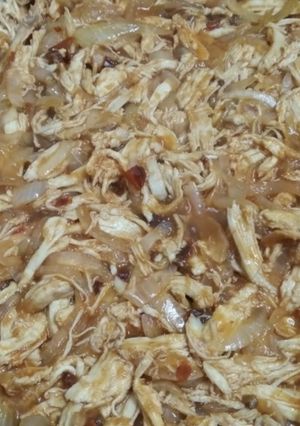 Una foto de Tinga de pollo