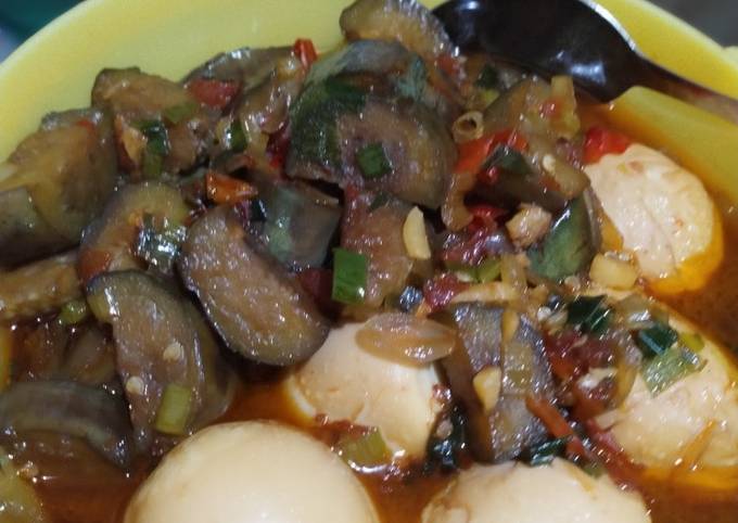 Wajib coba! Resep gampang bikin Terong telur balado tomat kecap yummmmmmy easy dijamin sempurna