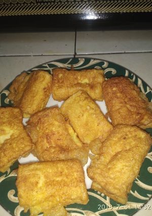 Foto resep Roti Gulung Telor isi Cheese n mayonaise