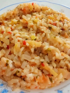 Una foto de Arroz a la campesina