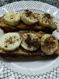 Idea de merienda o desayuno dulce
