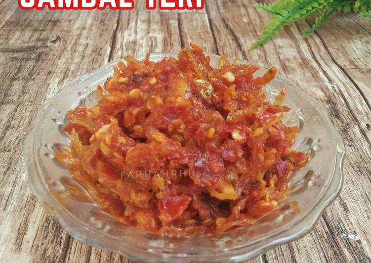 Langkah Mudah untuk Menyiapkan Sambal Teri Jadi, Menggugah Selera