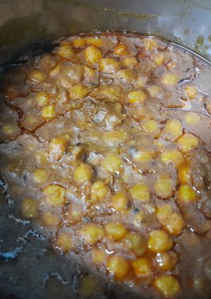নিরামিষ চানা ঘুগনি (Niramish chana ghugni recipe in Bengali) রেসিপির প্রধান ছবি
