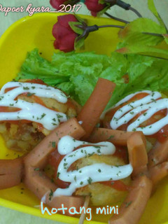Foto resep Hotang Mini (hotdog Kentang) #bekal bocah