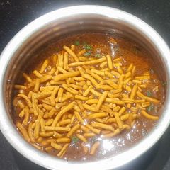 A picture of Shev Bhaji.
