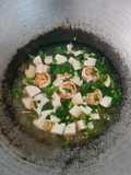 Shrimp and Silken Tofu Rice Porridge