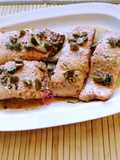 Salmão com Molho de Alcaparras