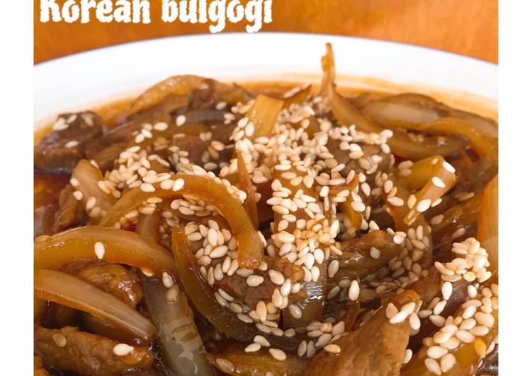 Korean bulgogi