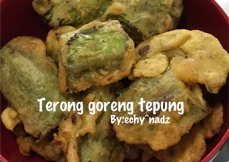 Terong goreng tepung Terong goreng tepung