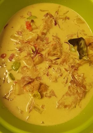 Foto resep Santan kentang & tahu pedas