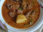 A picture of aloo gosht
