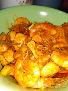 Foto resep Udang Tahu Asam Manis