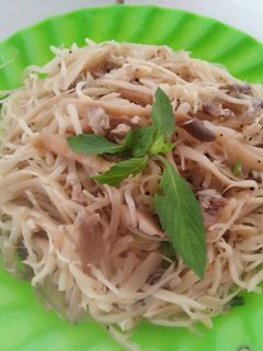 Hình của món Măng Xào Nấm Mối.