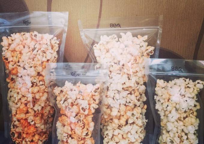 Resep Popcorn Aneka Rasa Oleh Khiren Dani Mutia Cookpad