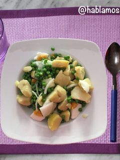 Una foto de Ensalada de guisantes